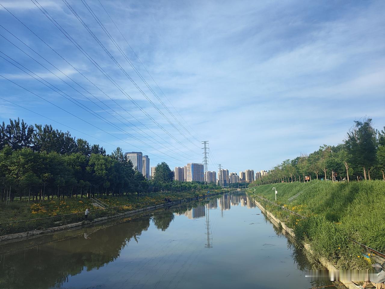 保定环城水系立大功了！雨后真得很美！
一天大雨过后市区没有积水，想说保定环城水系