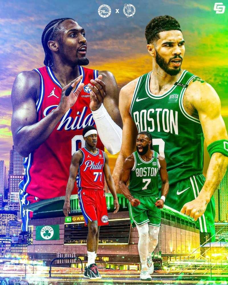 据统计，凯尔特人与76人两队季后赛系列赛曾22次交手，凯尔特人15-7领先，凯尔