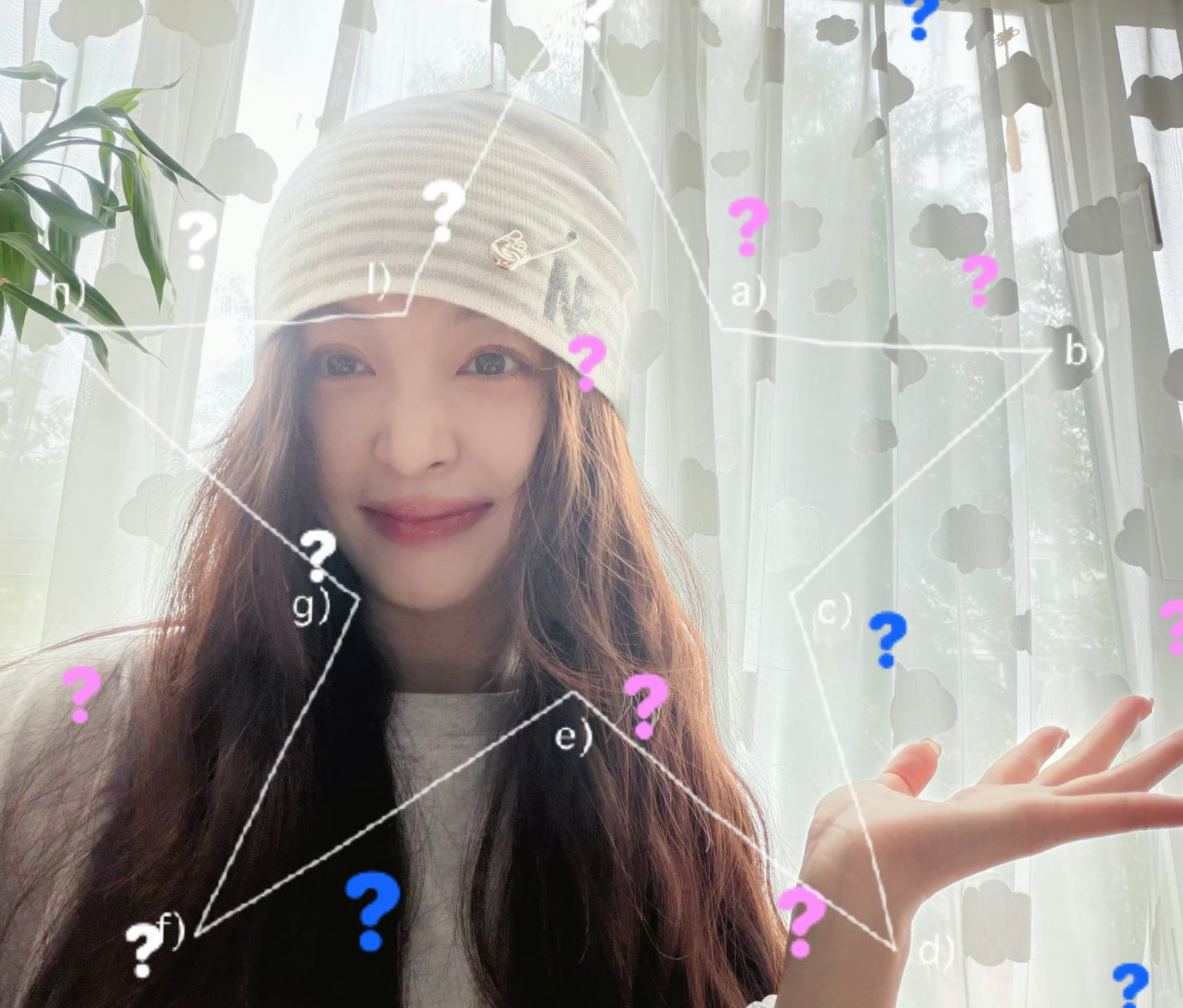 吴宣仪叶星星.吴宣仪 这张可爱的自拍也存一个存一个