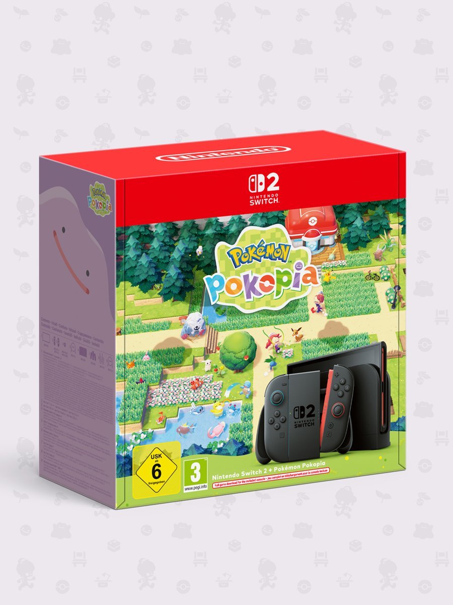 Switch2+《宝可梦pokopia》同捆套在欧洲的发售时间确定，将于7月2日