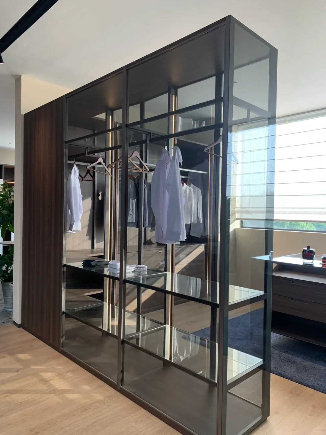 玻璃柜1450一方包物流包安装