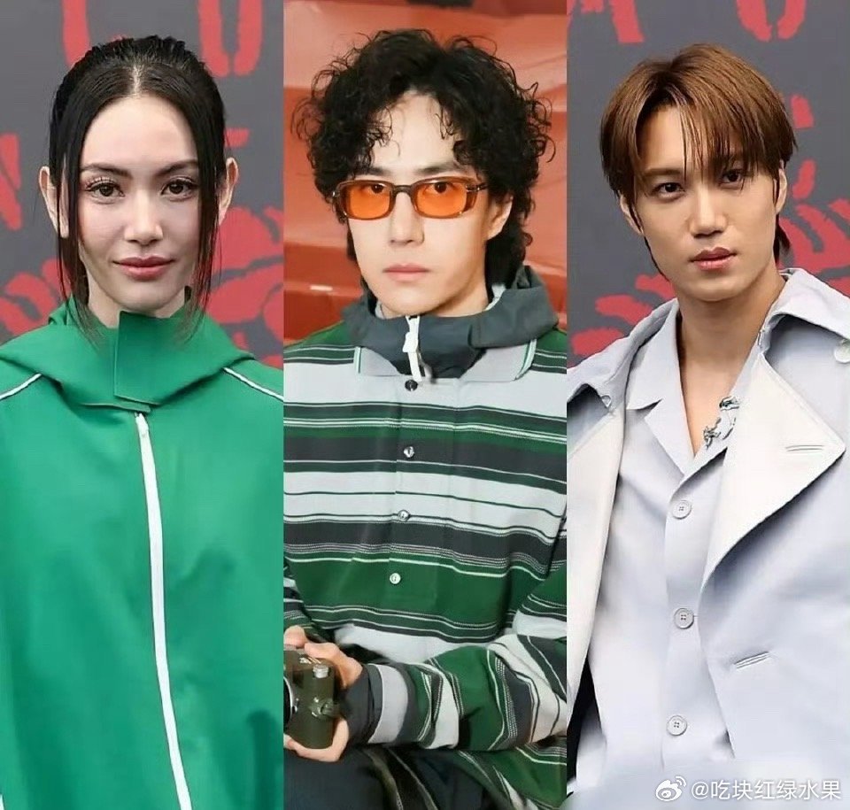 金钟仁 王一博mai看秀生图对比 被谁惊艳到王一博如此乖萌王一博大秀内场出图