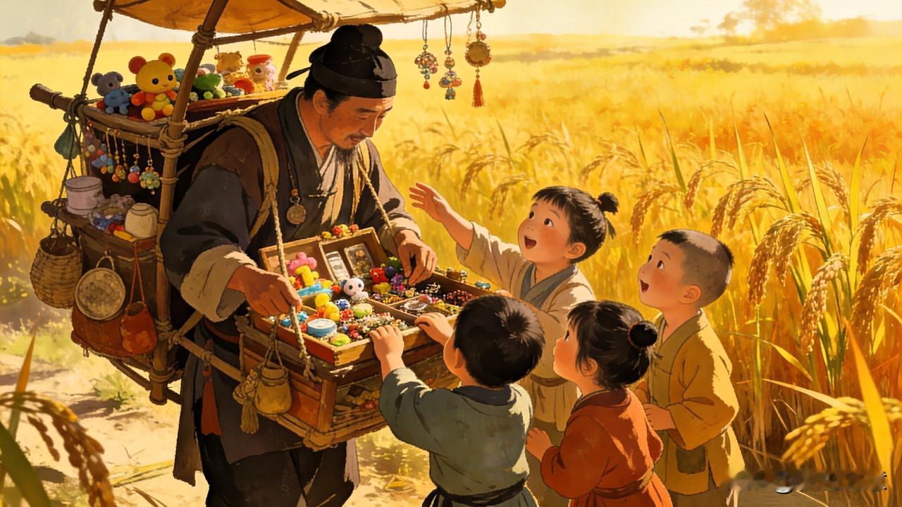 藏在南宋《货郎图》里的千年传奇

南宋李嵩的《货郎图》，以最质朴的市井烟火，成为