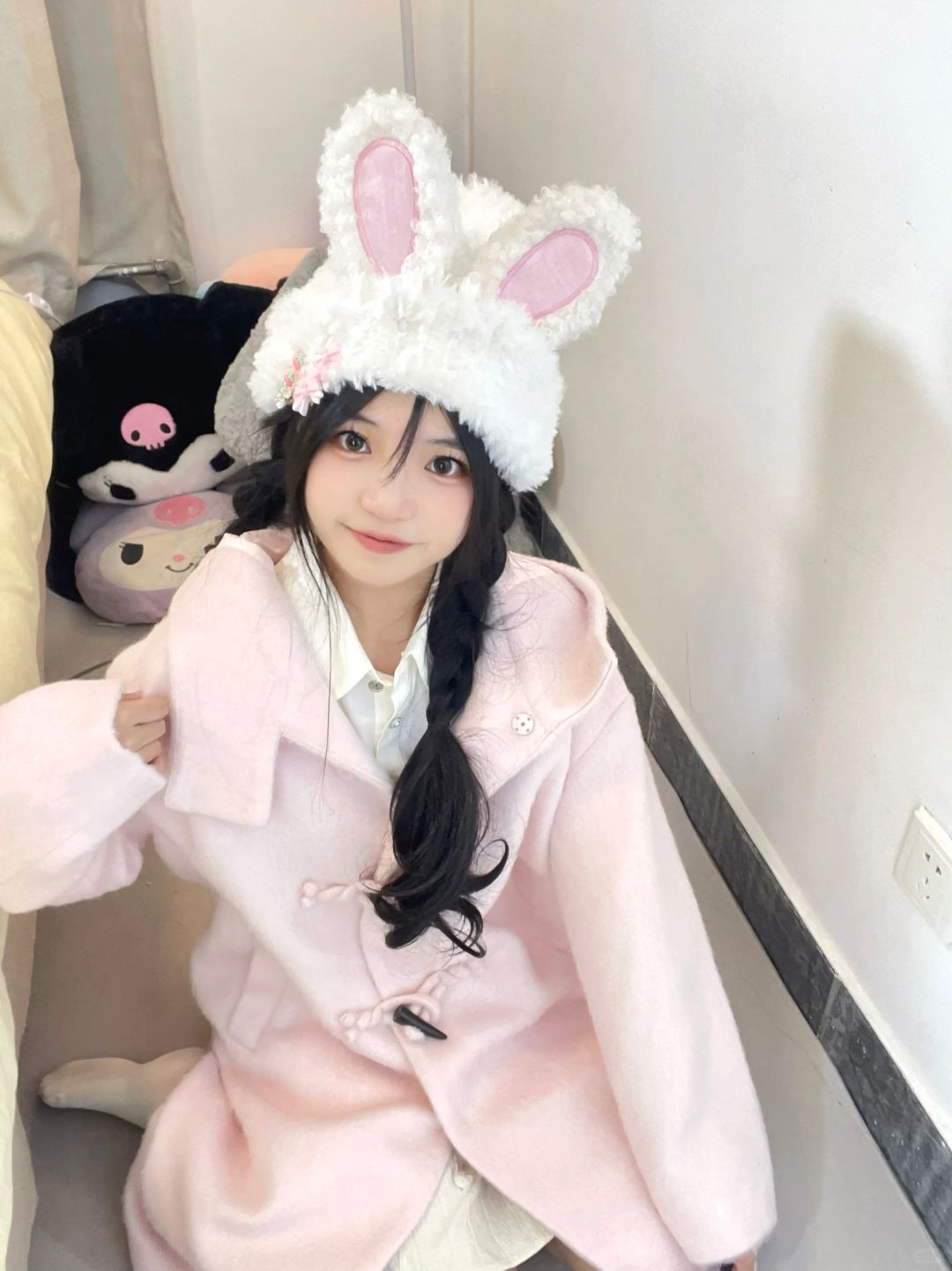 时常讨厌自己圆圆的脸蛋 直到你说好可爱˶