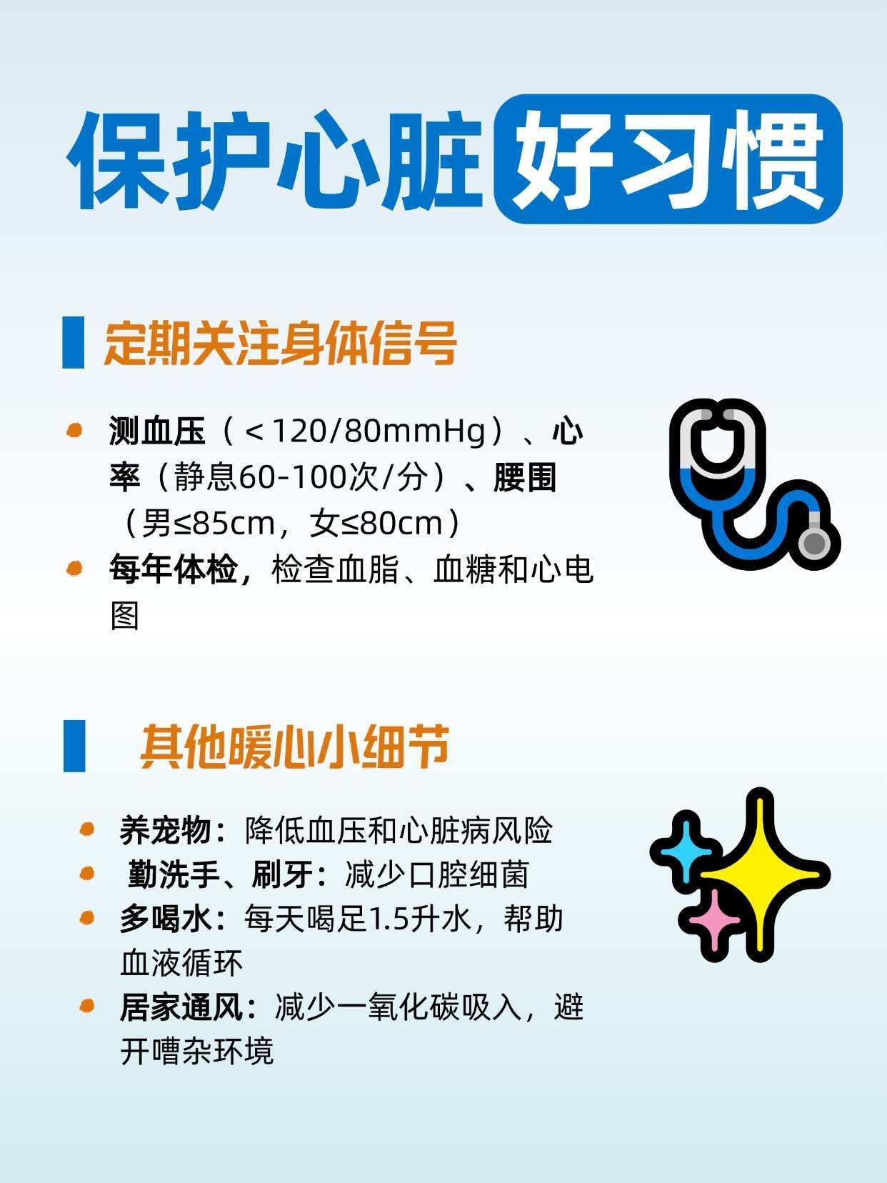 🌟保护心脏好习惯，你做到了吗？🍽【吃出好心“情”】▪多吃优质蛋白：每周吃2-