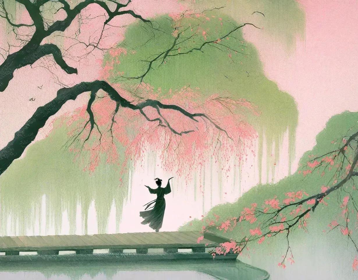 走马月明中，折芙蓉。——辛弃疾《昭君怨·豫章寄张定叟》
【释义】在这明亮的月光下