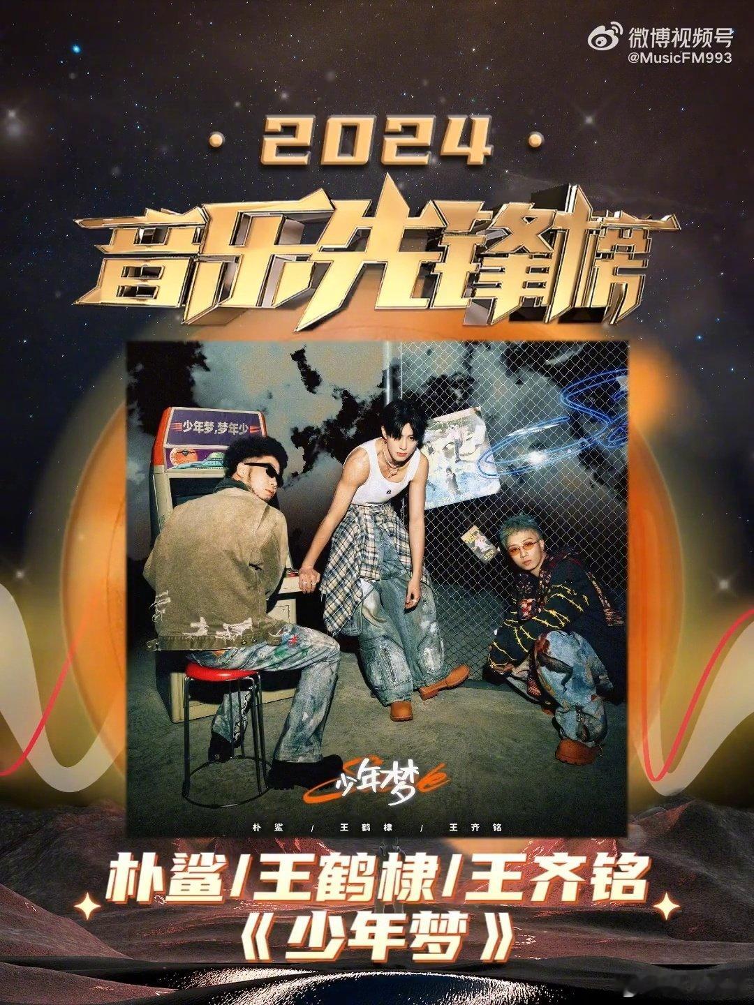 王鹤棣少年梦获年度最受瞩目说唱专辑 《少年梦》由王鹤棣、王齐铭、朴鲨共同创作，以