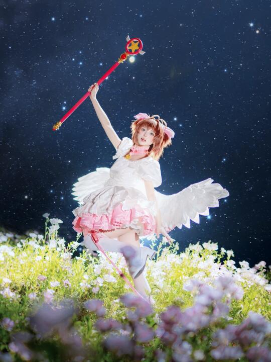 当小樱在夜晚使用了花牌🌸｜小樱动作参考