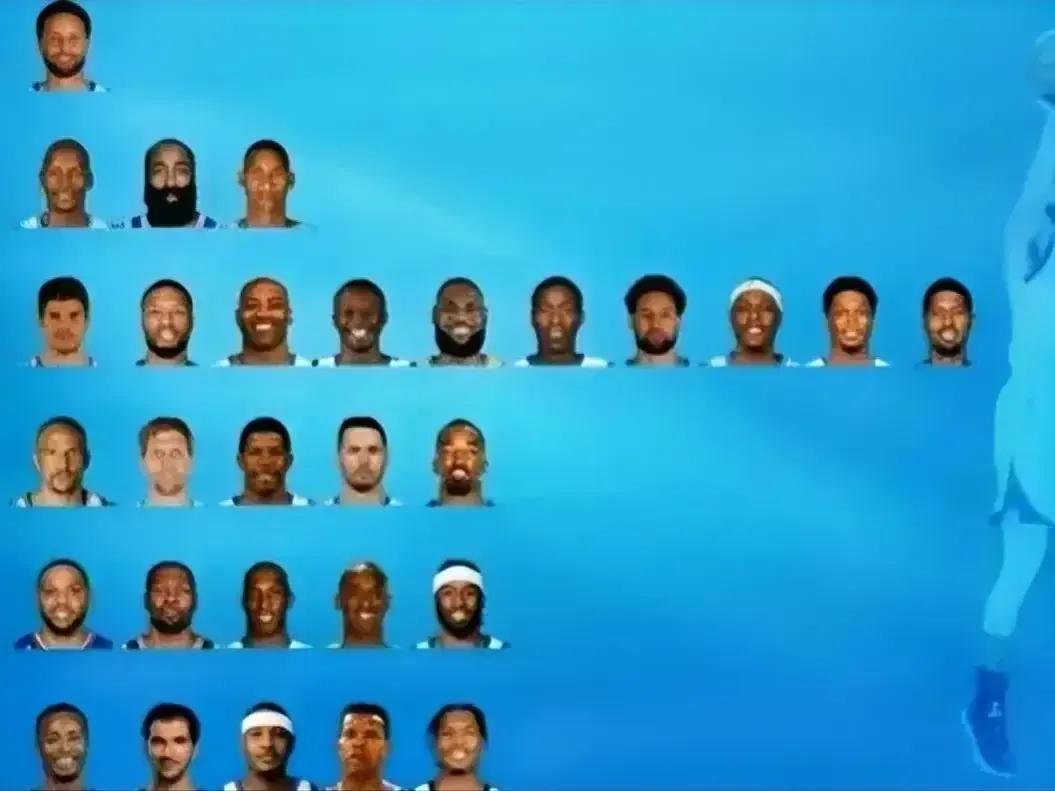 NBA历史三分球射手分档：

祖师爷级别：斯蒂芬-库里；

祖师级别：雷-阿伦、