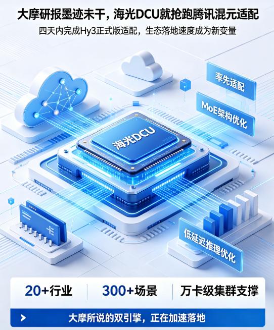 大摩研报墨迹未干，海光DCU就抢跑腾讯混元适配

大摩7月2日刚发布研报，7月6