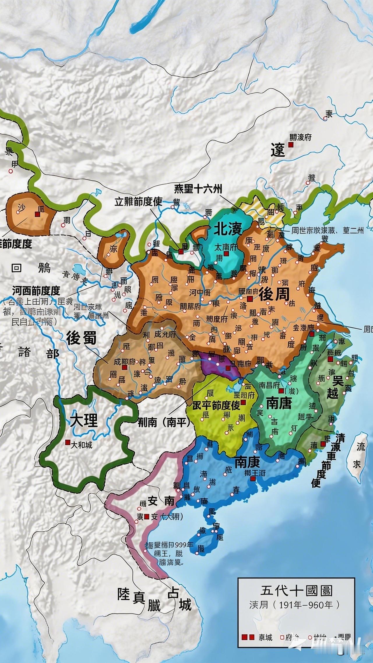 太平年开局，地图在钱塘。

不是铁马冰河的中原，是吴越王钱弘俶案头那卷绢本。东南