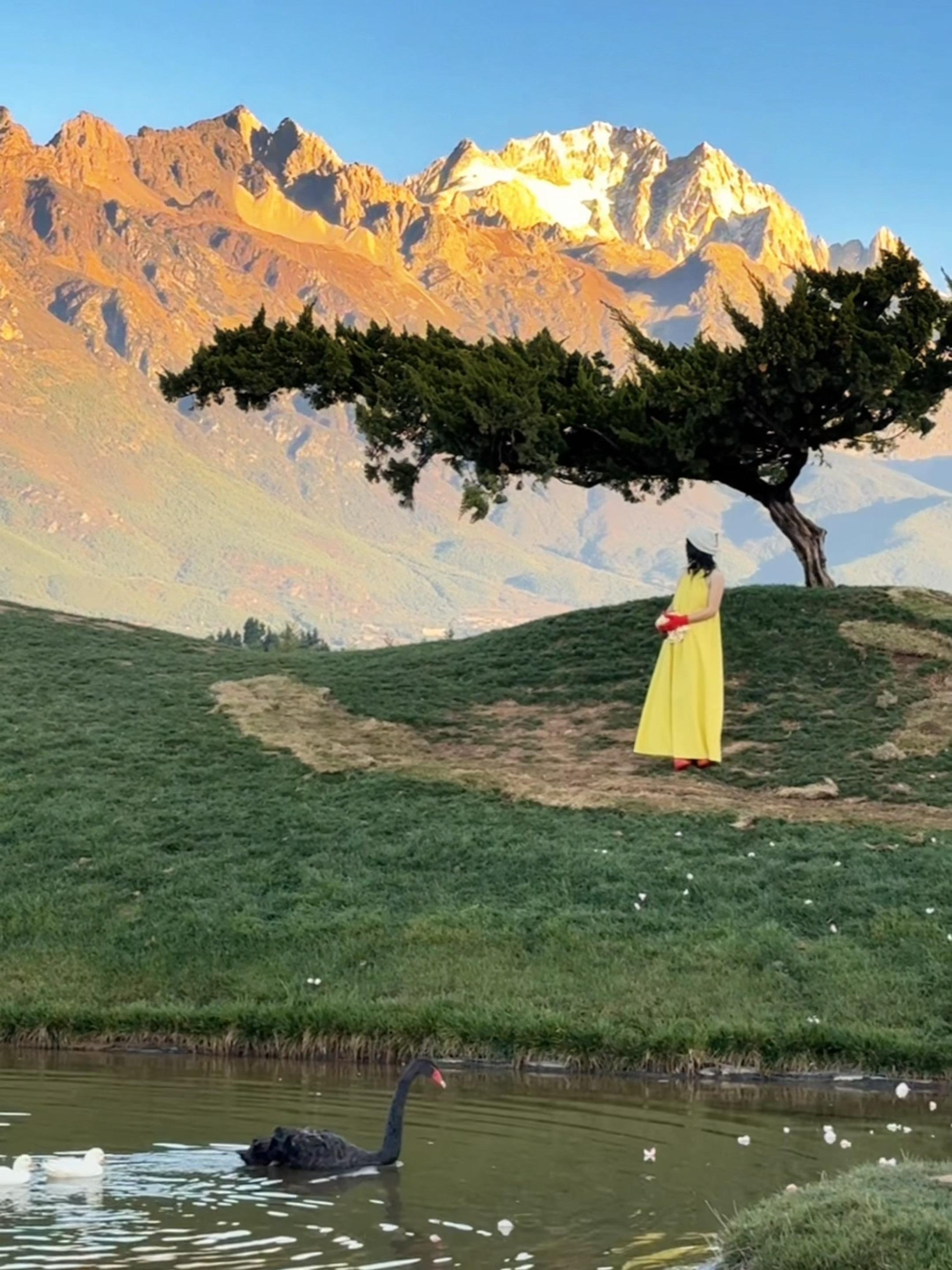 去趟香巴拉牧场 奔赴一场幸运的日照金山！