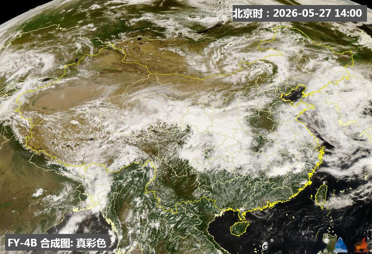 【气温波动】今天河北河南山东一带，降水过后，天气放晴，在光照加热下，这一带成为升