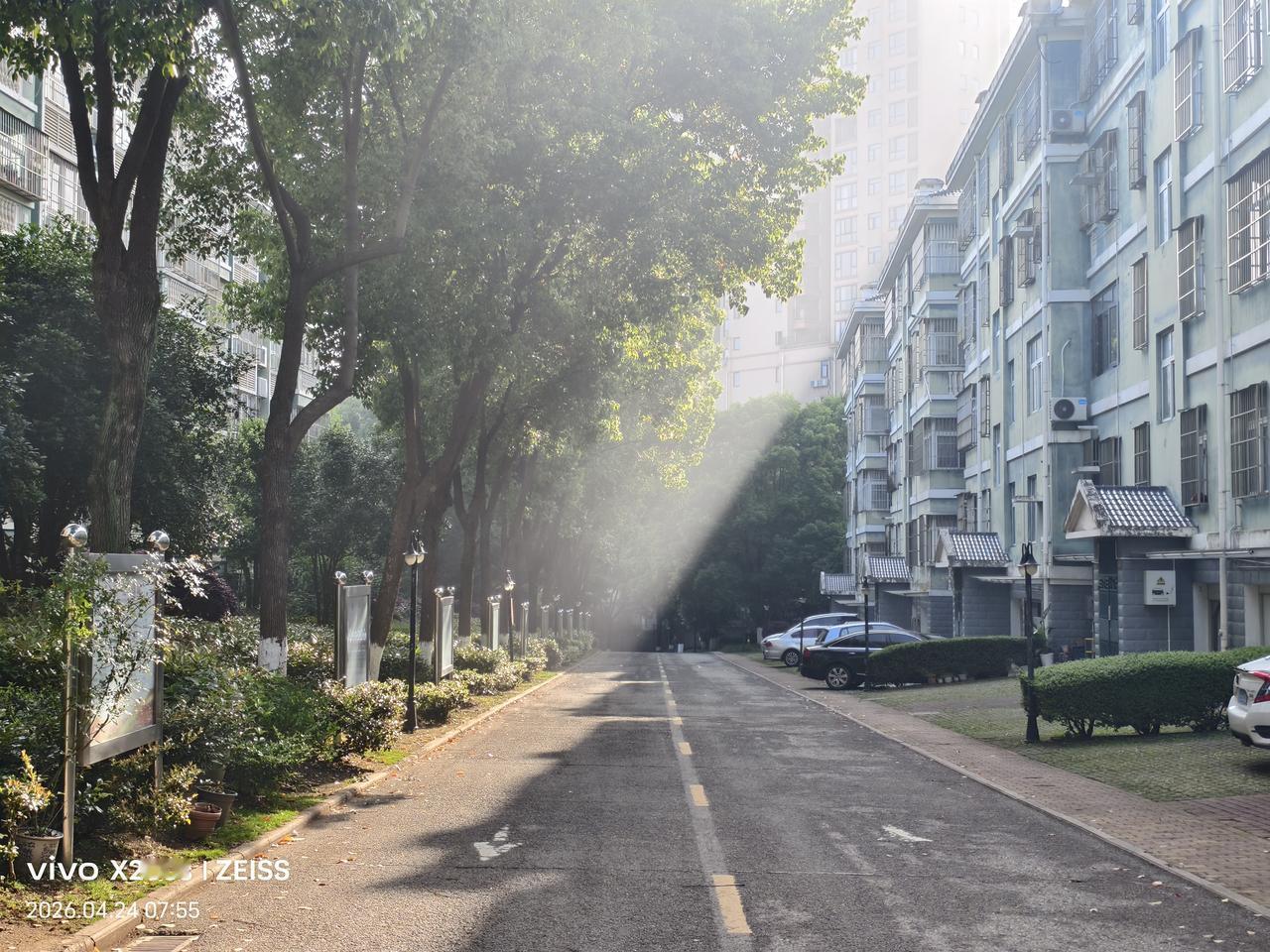 晒图笔记大赛亲切感：多日不见太阳与阳光，今天见到感觉特别亲切，于是便拿起手机对着