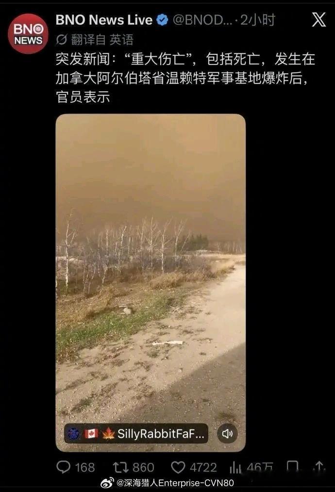 这样的军队打个锤子仗哦！加拿大自己把自己军事基地给点了！美军还没来呢[允悲][允