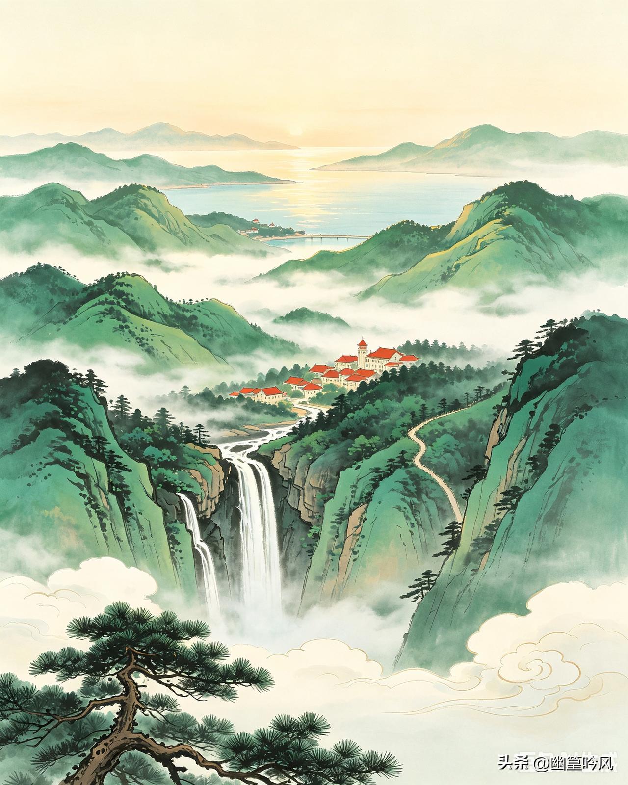 自古便有“匡庐奇秀甲天下”的美誉，这座藏在赣北的名山，把山水诗意与人间烟火完美相