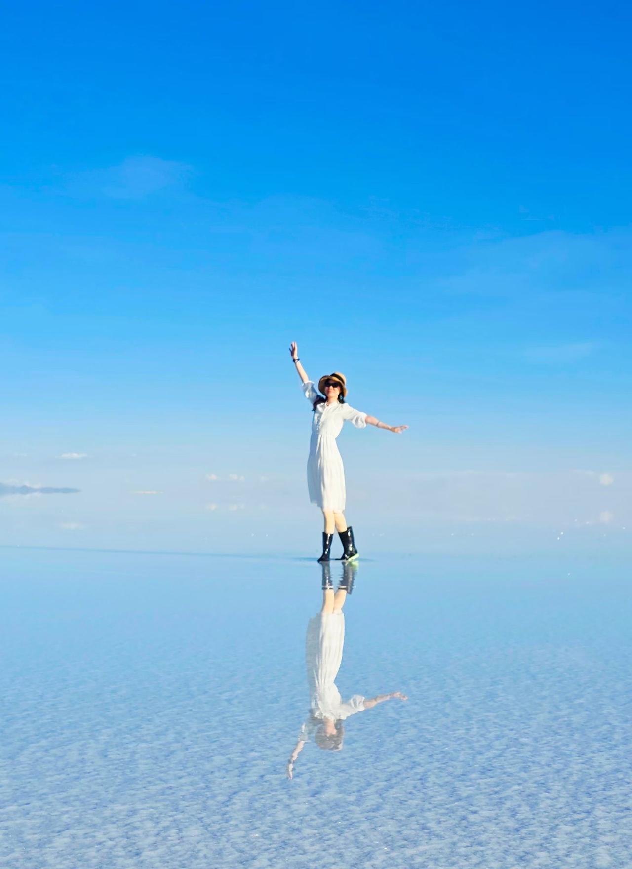 天空之境，终于见到你！

​📍玻利维亚 乌尤尼