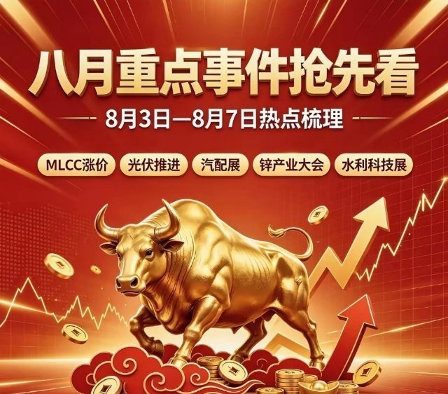 8.3 周一｜MLCC被动元件涨价函落地利好电子元件板块，关注风华高科、三环集团