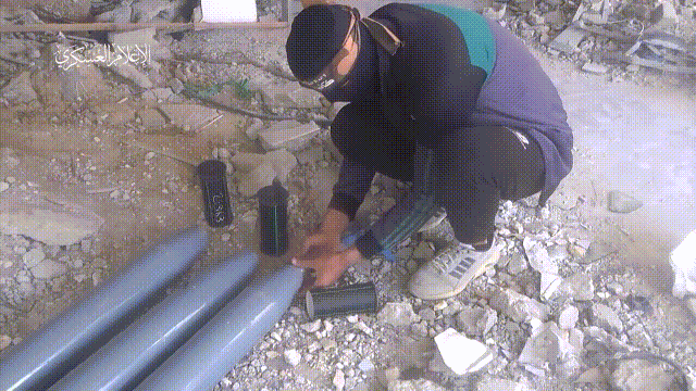 5月6日，巴勒斯坦抵抗武装哈马斯下属的“卡桑旅”，发布了其114毫米多管火箭炮的