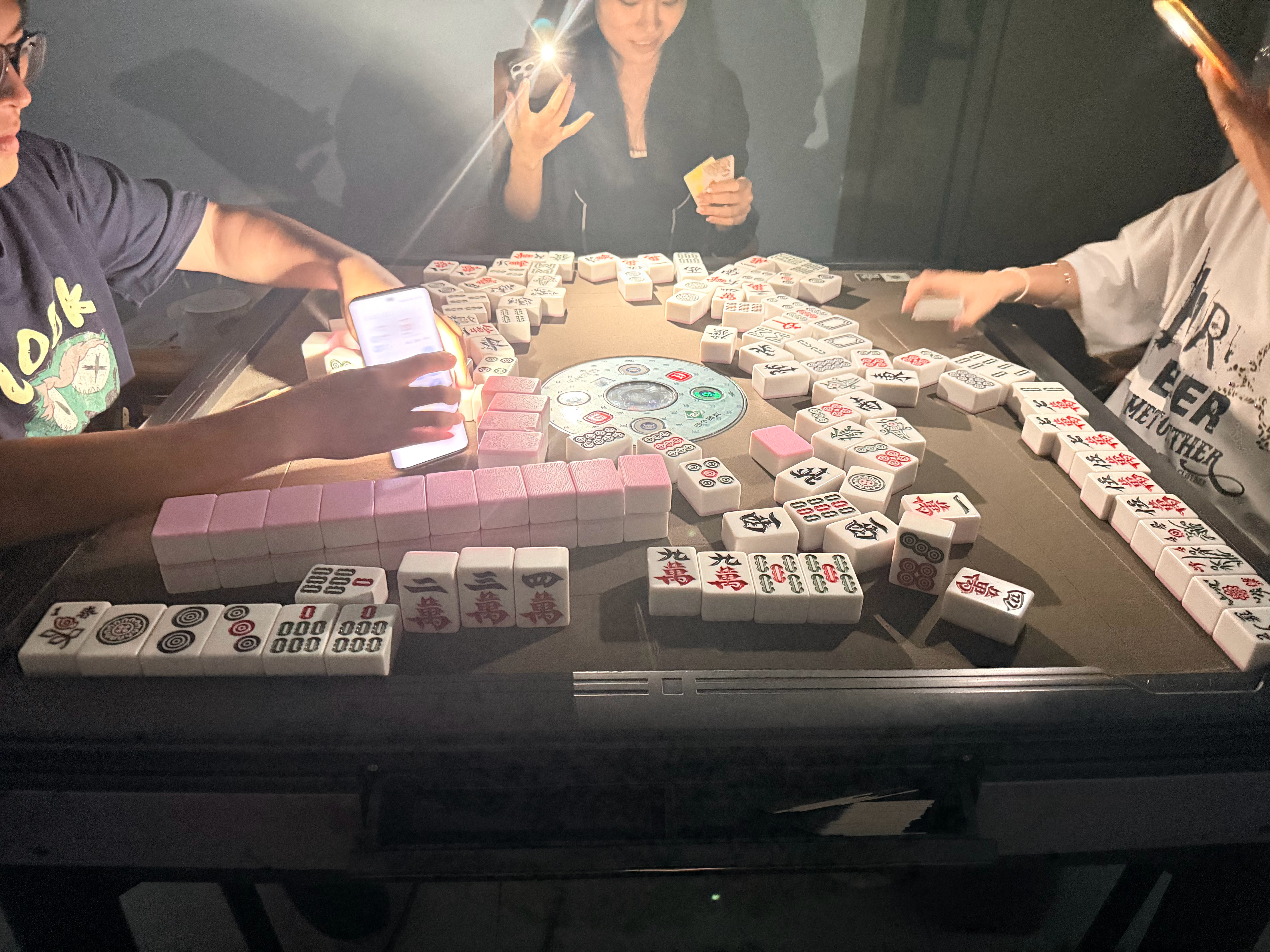 也是打上麻将了 ​​​