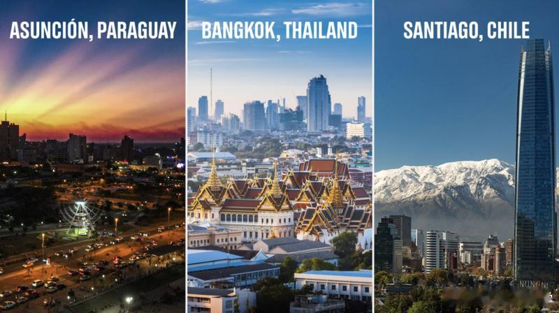 国际奥委会10日宣布，泰国曼谷、巴拉圭亚松森和智利圣地亚哥三座城市为2030年青
