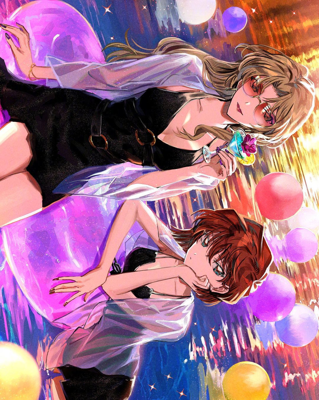 名侦探柯南 瀬上老师又画贝哀了🍷女神组美的太权威了[期待] ​​​