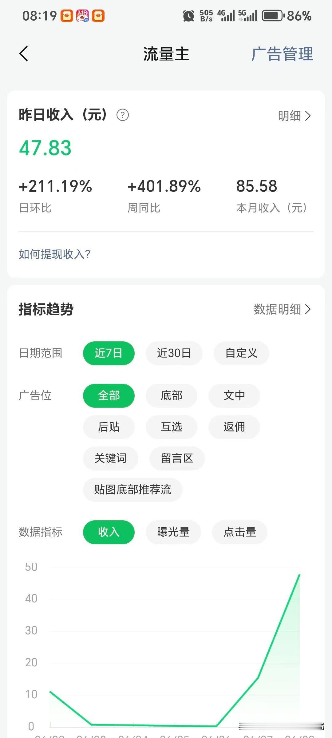 普通人这个收益怎么样，你们有收益吗？收益多少呢？欢迎留言评论区分享，如果你们能坚