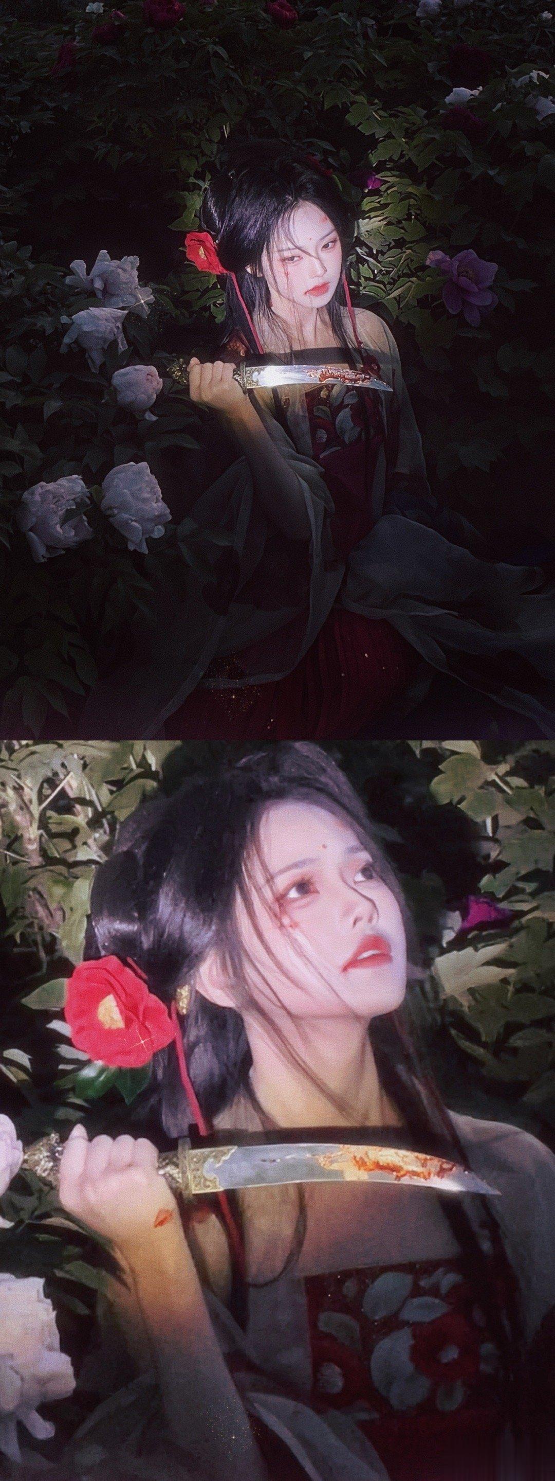  分享花絮出镜：我 汉服：一殊 朱颜 ​​​