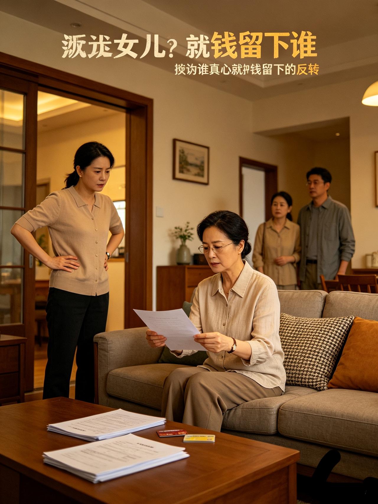 大女儿怒吼：我才是你亲生的！母亲一句话，点醒所有人

家里，大女儿情绪激动地对着