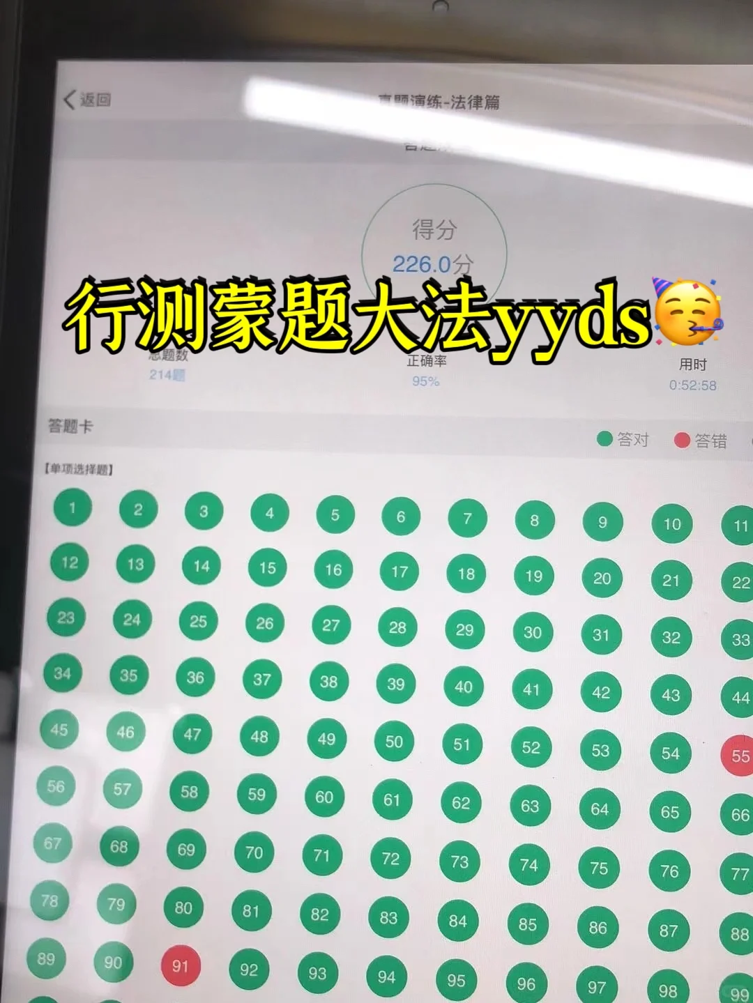 本人亲测，行测蒙题大法真的有用‼️