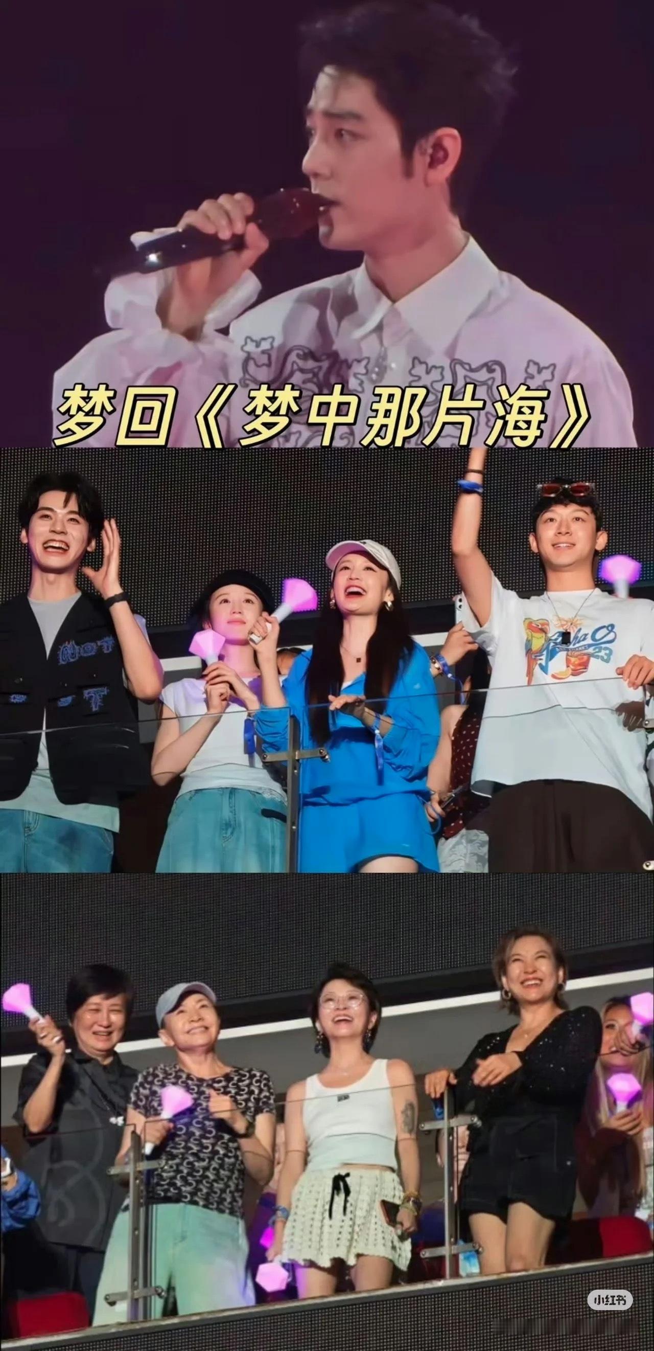 杨晓培给龚俊介绍那英姐妹团大半个娱乐圈去看那英演唱会，这大半个娱乐圈的明星他都合