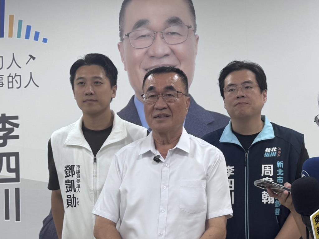 沈伯洋指市民大道切开台北 李四川：不能只看地图就画线
民进党台北市长参选人沈伯洋