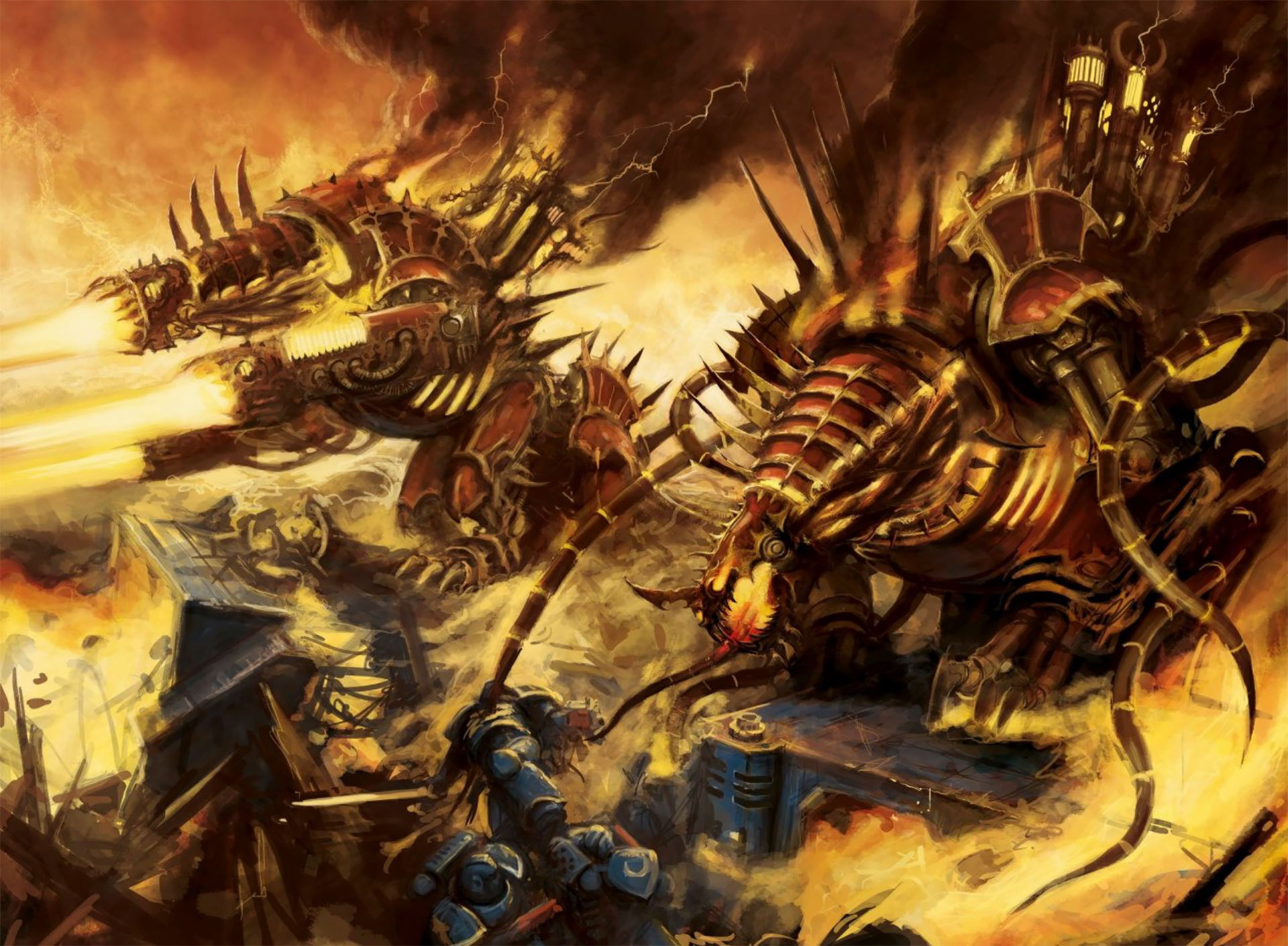 战锤40k 恶魔引擎by Alex Boyd 