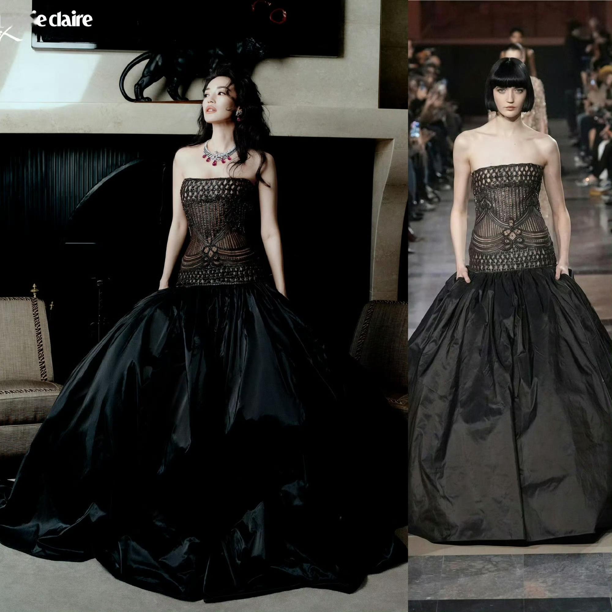 上身Elie Saab 2026春夏高定国内艺人，刘亦菲、关晓彤、舒淇。时尚灵感