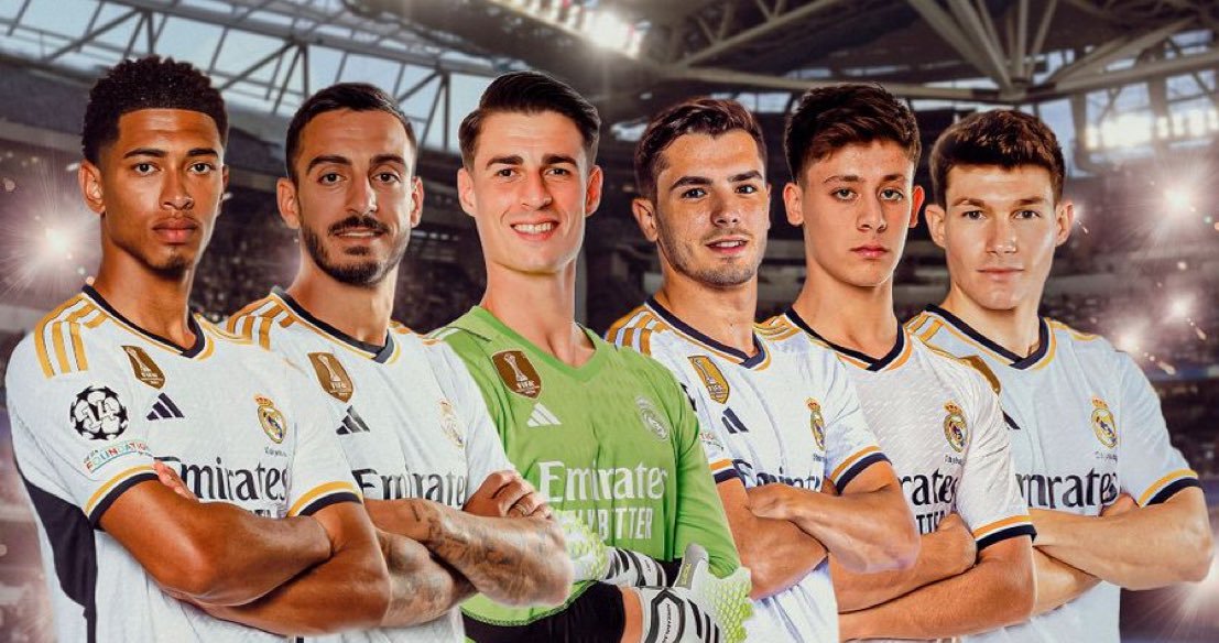 皇马上一次引援超过六人还是在2019年。#halamadrid# ​​​