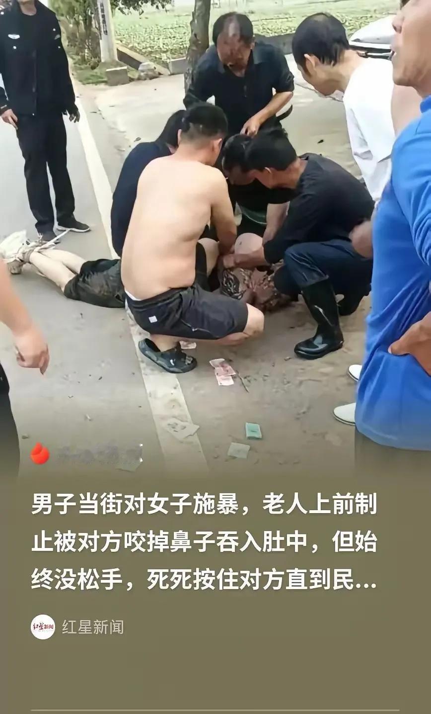 湖南，一69岁大爷发现了一名女子正被侵害，可他又身单力薄，就在关键时刻，大爷挺身