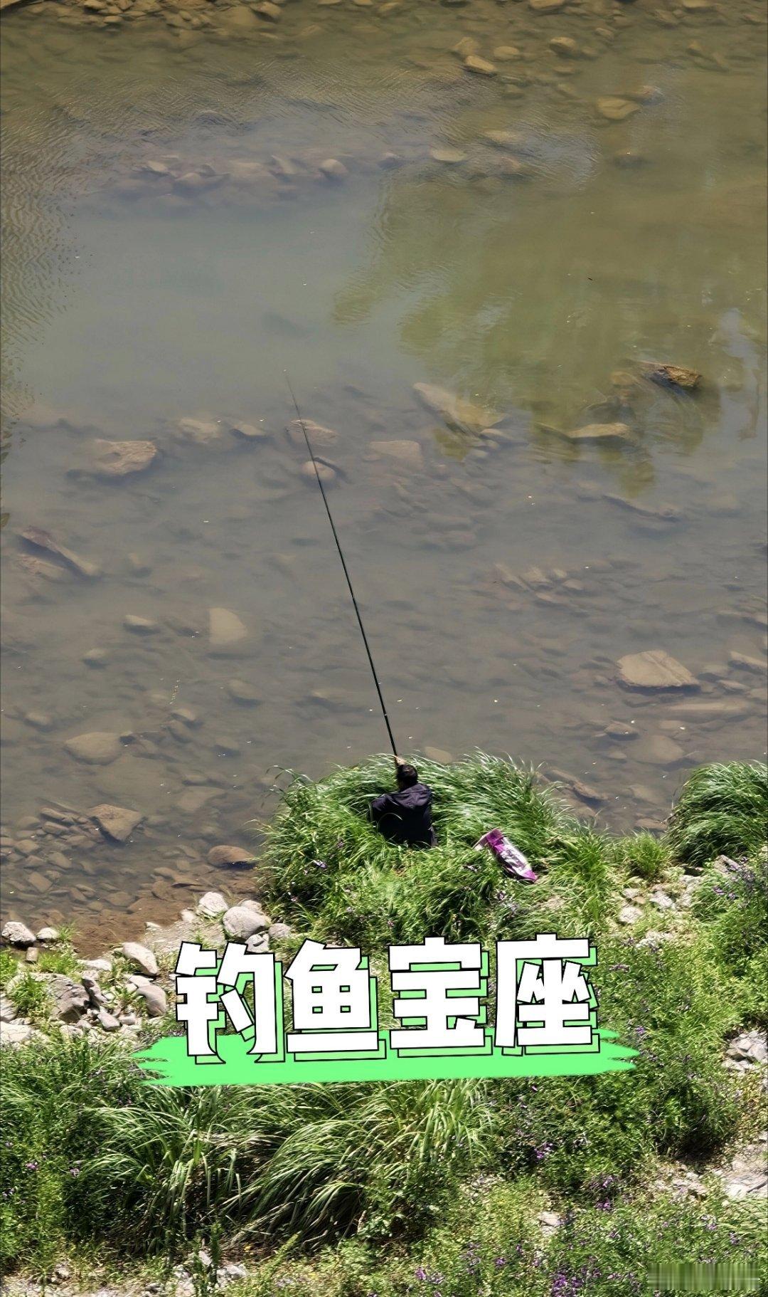 惬意！独据宝座的钓鱼人！ 
