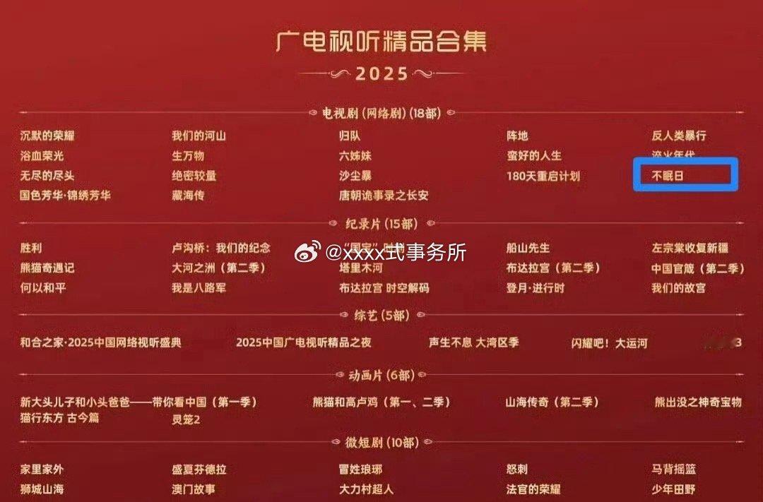 白敬亭不眠日入选2025广电年鉴，悬疑科幻剧题材的标杆，不愧是奈飞2025年华语