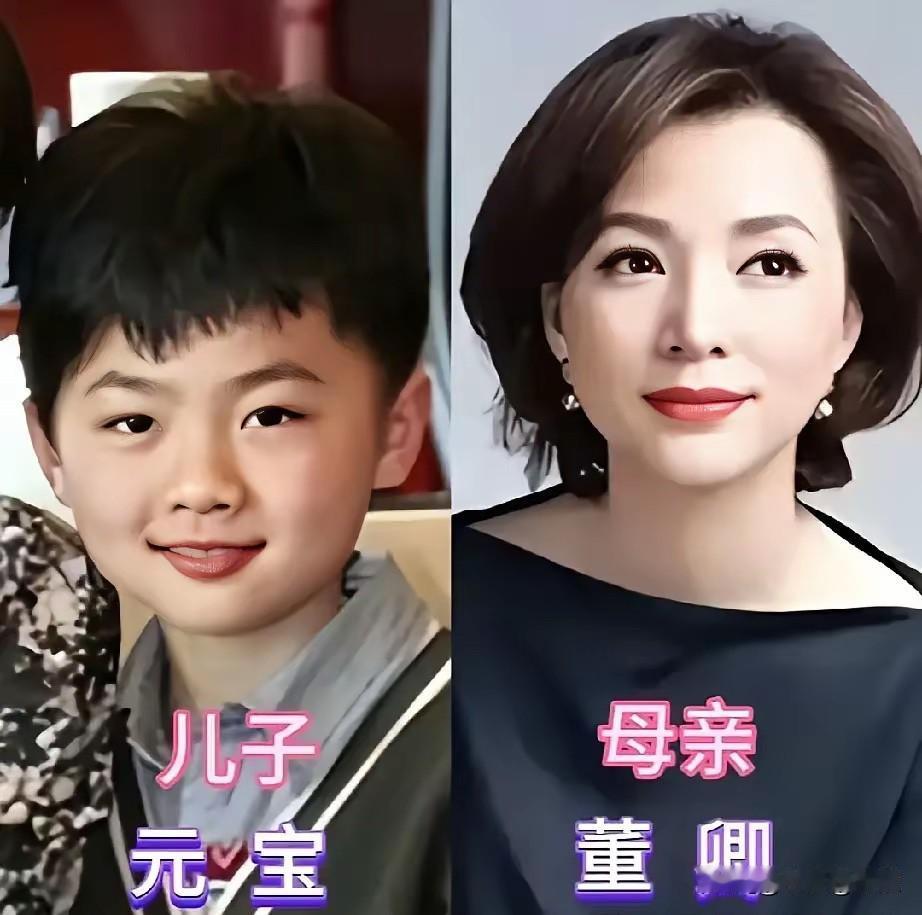 央视主持人留给孩子最珍贵的不是颜值，大家总热衷于讨论亲子五官有多相像，看过董卿、