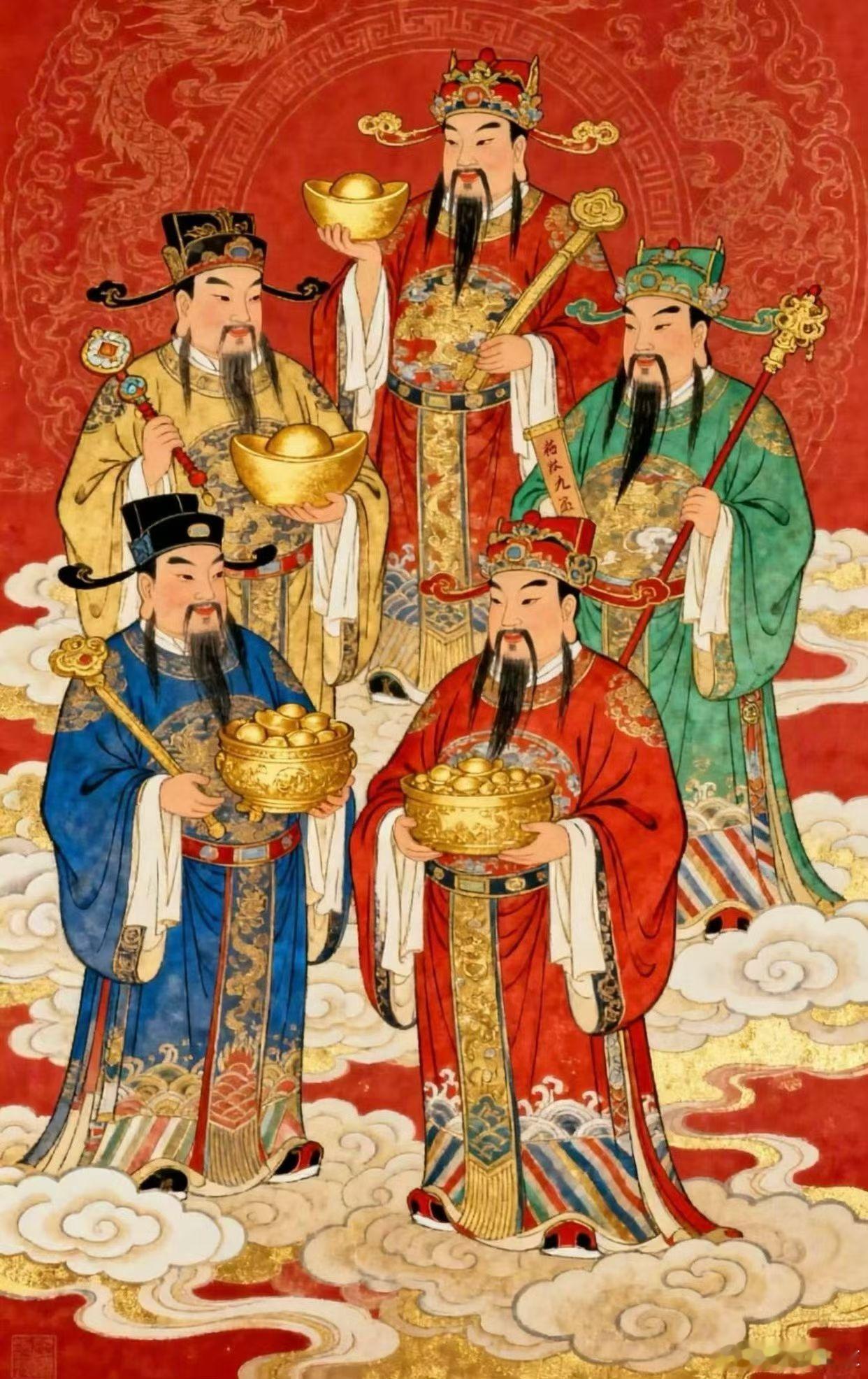 初五迎财神 祝我们老铁2026年 工资翻倍杠上开花 满上满