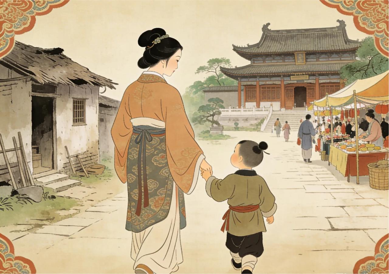 沁园春 · 孟母

孟母贤良，望子成龙，百计千方。昔初居墓畔，顽儿鬼相；次栖市井