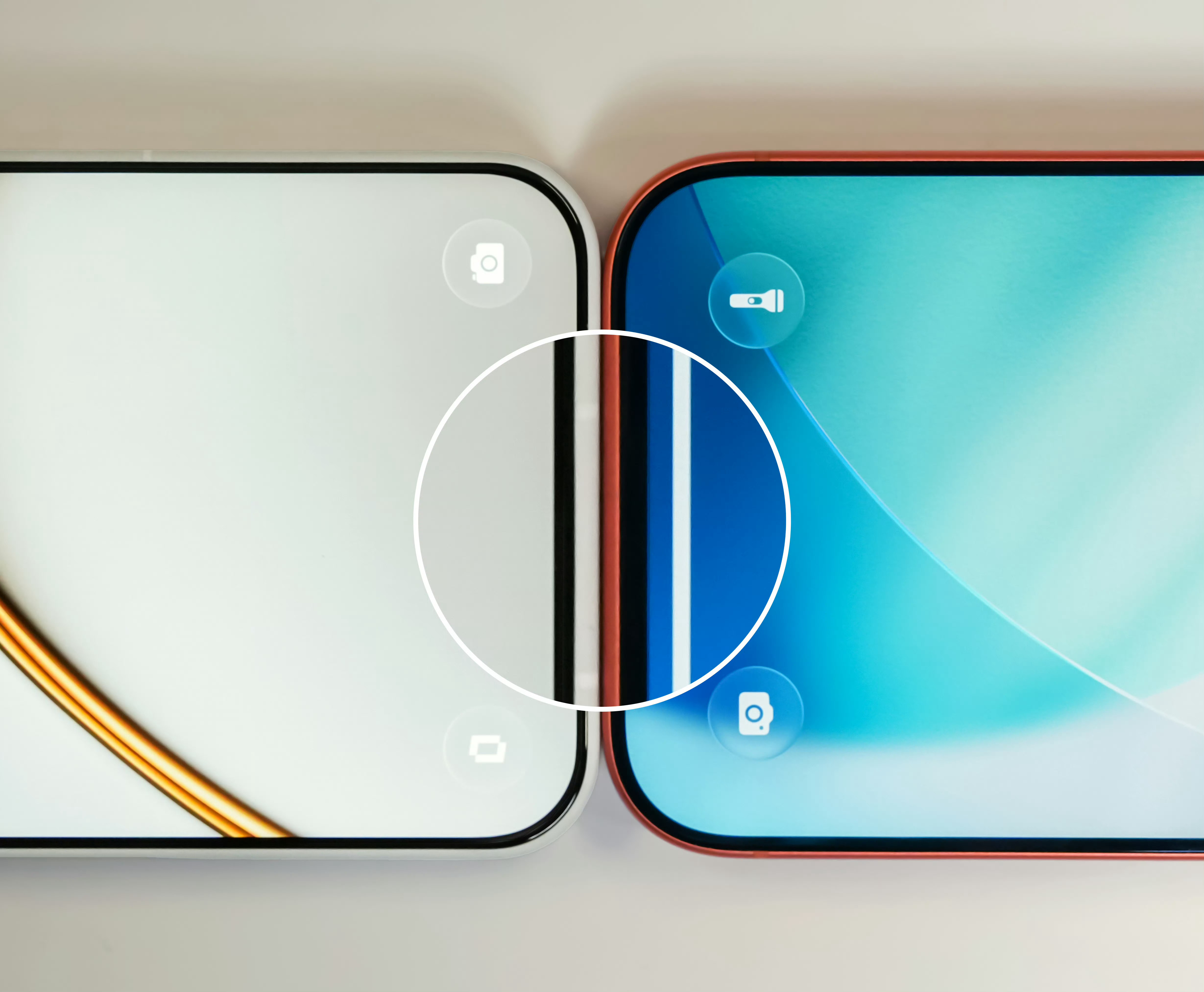 感受一下一加15T这个边框有多窄，对比iPhone 17 Pro，正面几乎全是屏