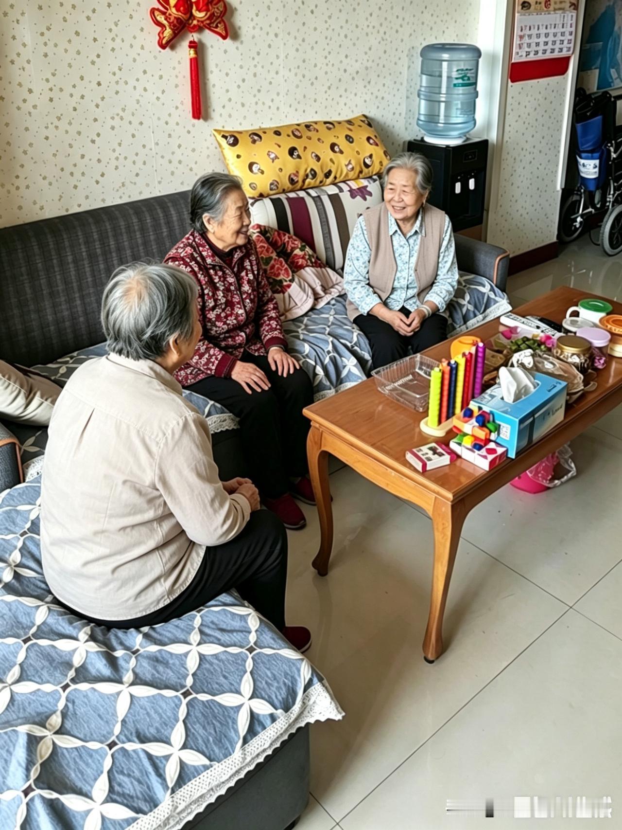 听三位平均年龄86岁的老太太聊天，我简直笑不活了。

今天我妈的两位女同学来养老