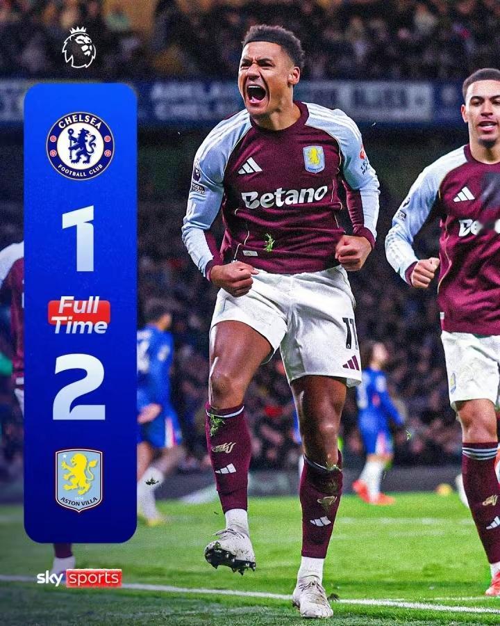 沃特金斯：埃梅里战术天才！他看到切尔西人盯人后做了调整维拉英超联赛 12月28日