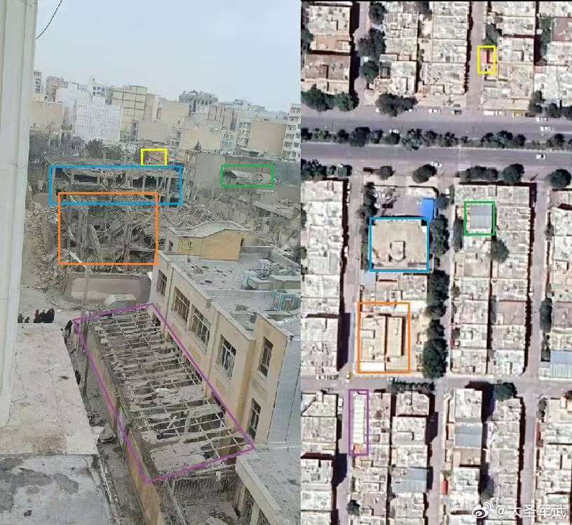 伊朗的Kermanshah区的网警和12号警察局被摧毁。其意义不言而喻。美以伊最