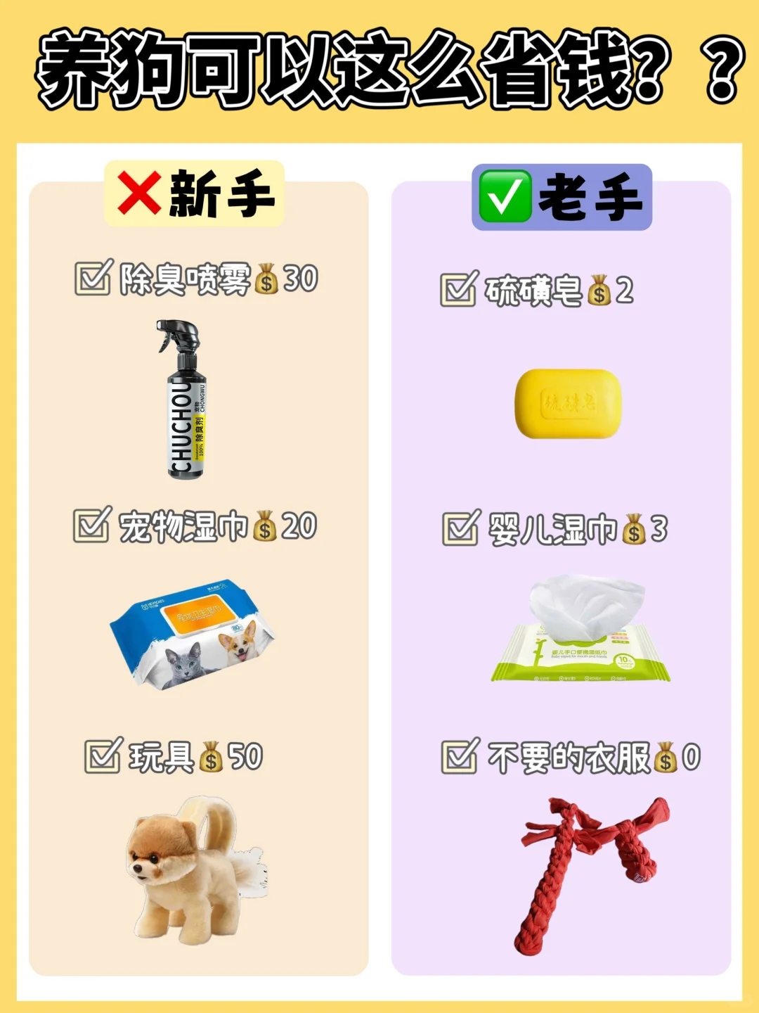 原来养狗能这么省钱！