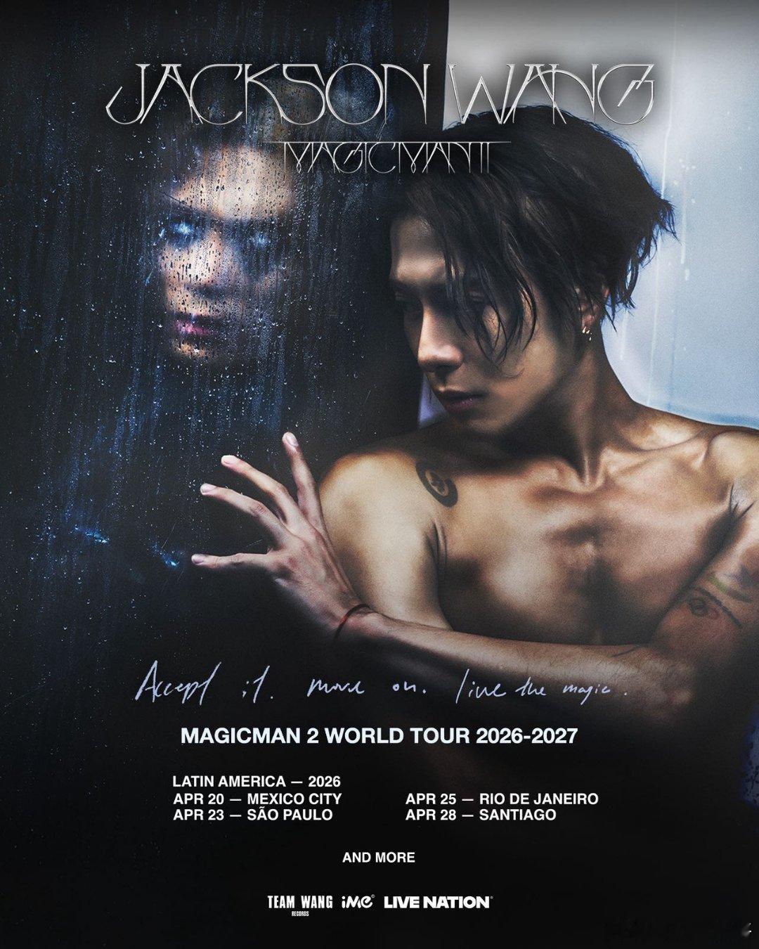 王嘉尔官宣拉丁美洲巡演 拉丁美洲站正式追加，墨西哥城、圣保罗、里约热内卢、圣地亚