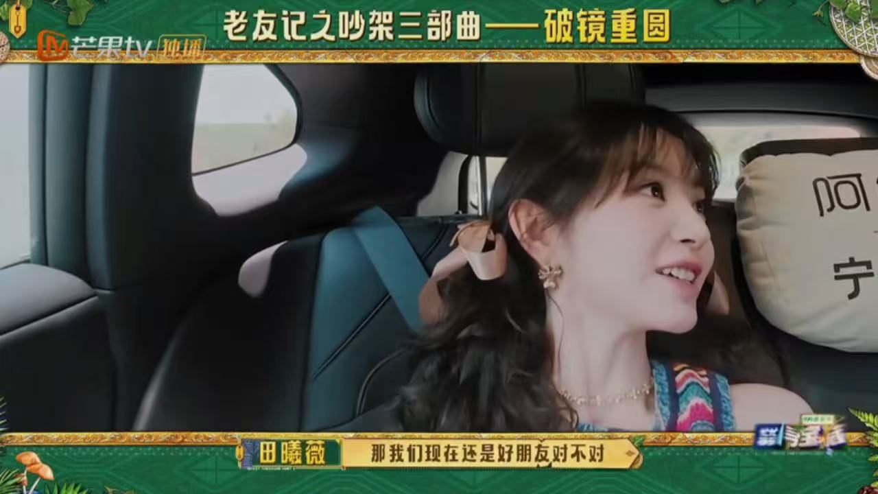 田曦薇问王安宇还是好朋友对不对王安宇田曦薇素材够了忙忙碌碌寻宝藏十年老友难得展现