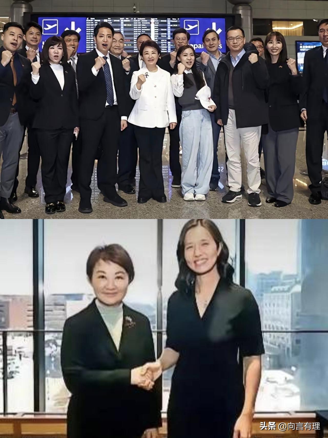 11天行程、15人团队，换一张合影 ，卢秀燕的选战投资？

卢秀燕访美11天，带