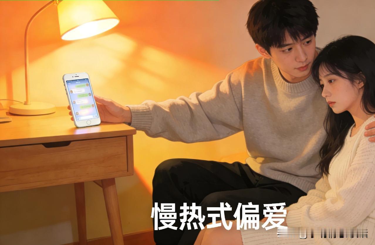 恋爱中，他从不秒回消息，但永远会在你需要时出现。
       这样的‘慢热式偏